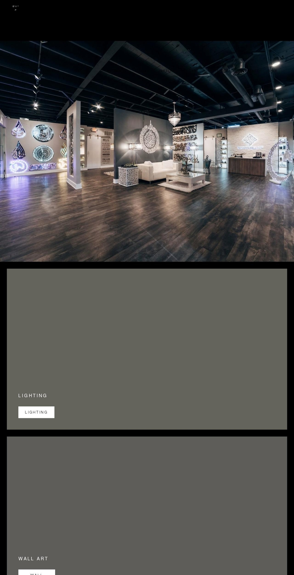 modernwallart.uk shopify website screenshot