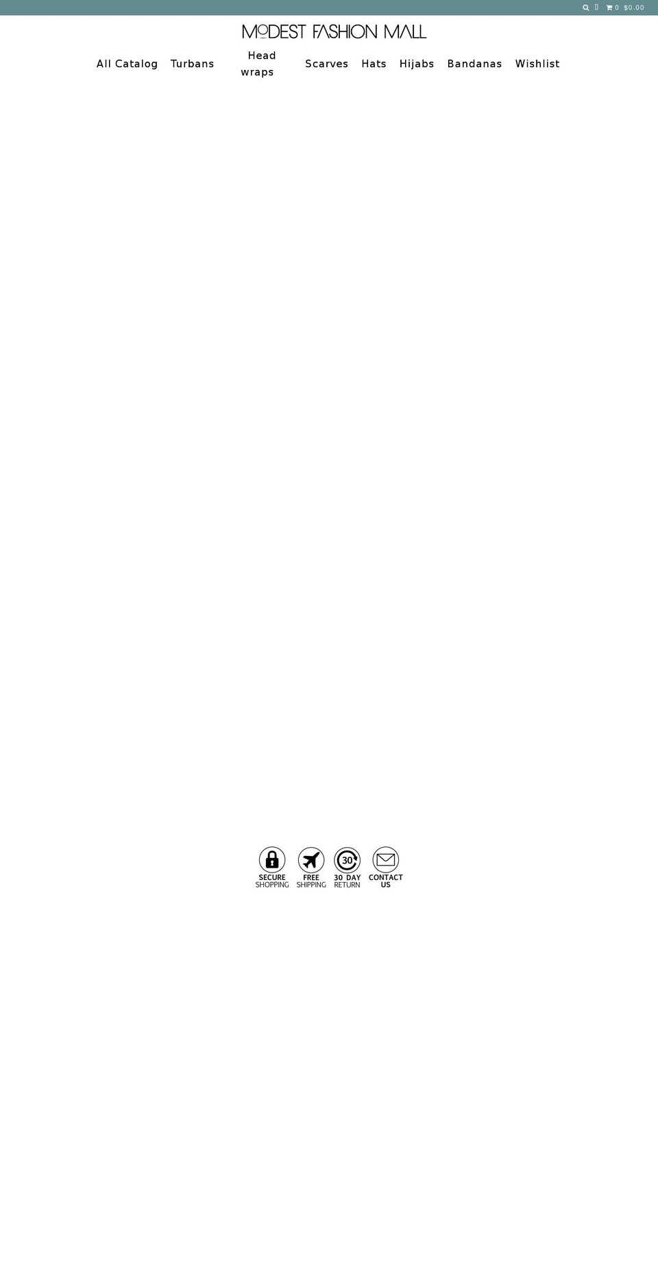 modest-fashion-mall.com shopify website screenshot