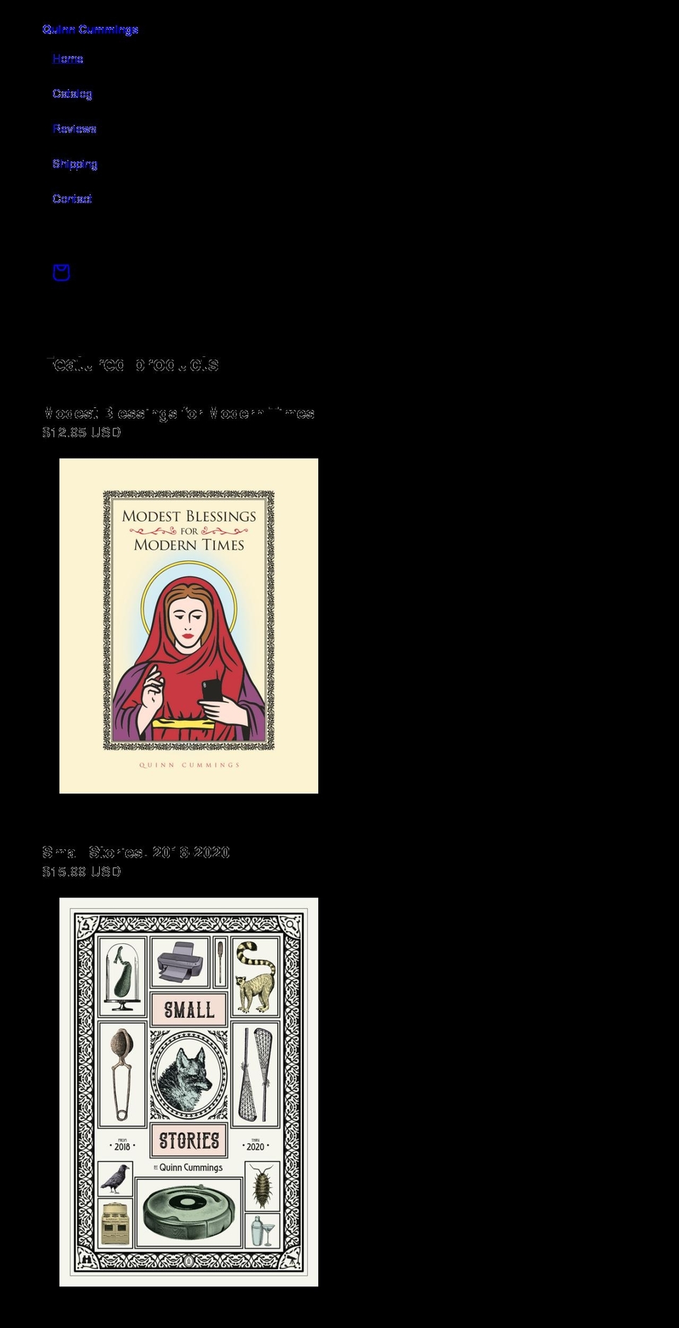 modestblessings.com shopify website screenshot