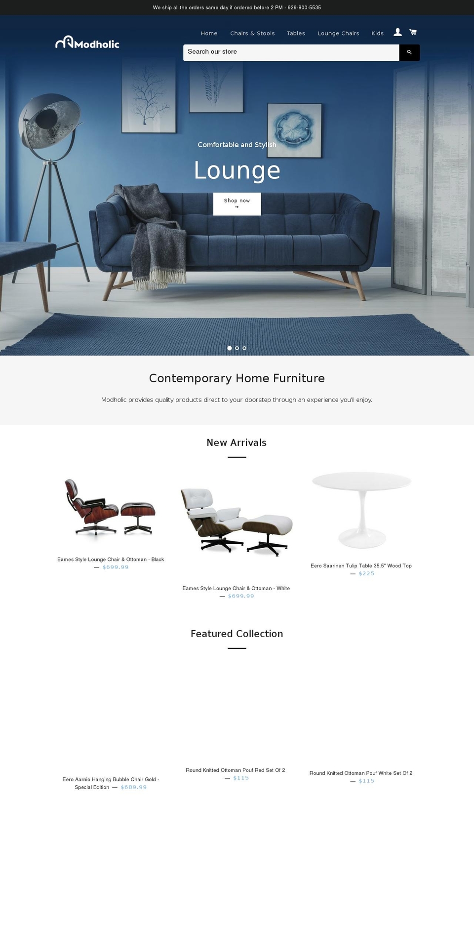 modholic.com — Shopify storefront screenshot