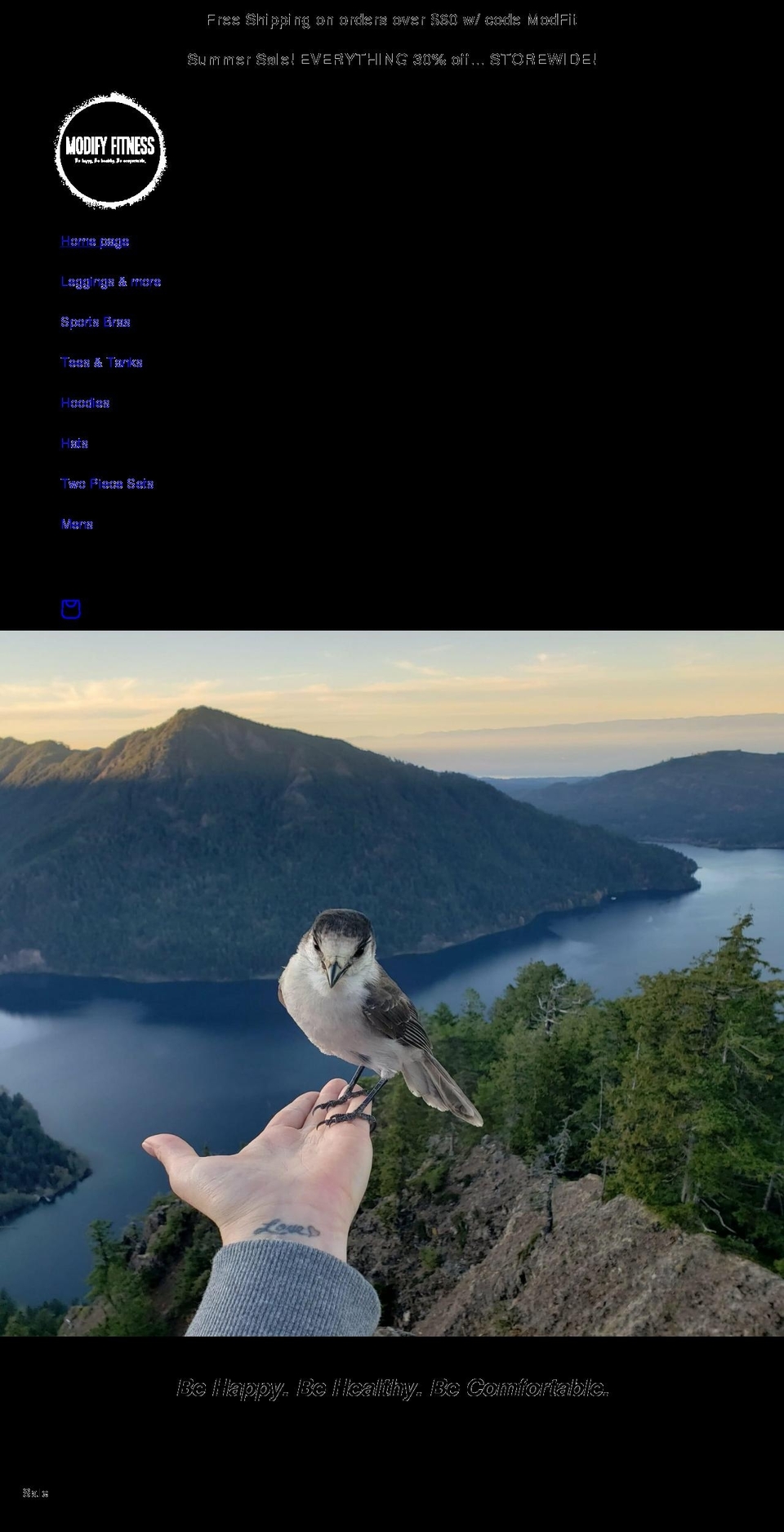 modifyfitness.com shopify website screenshot