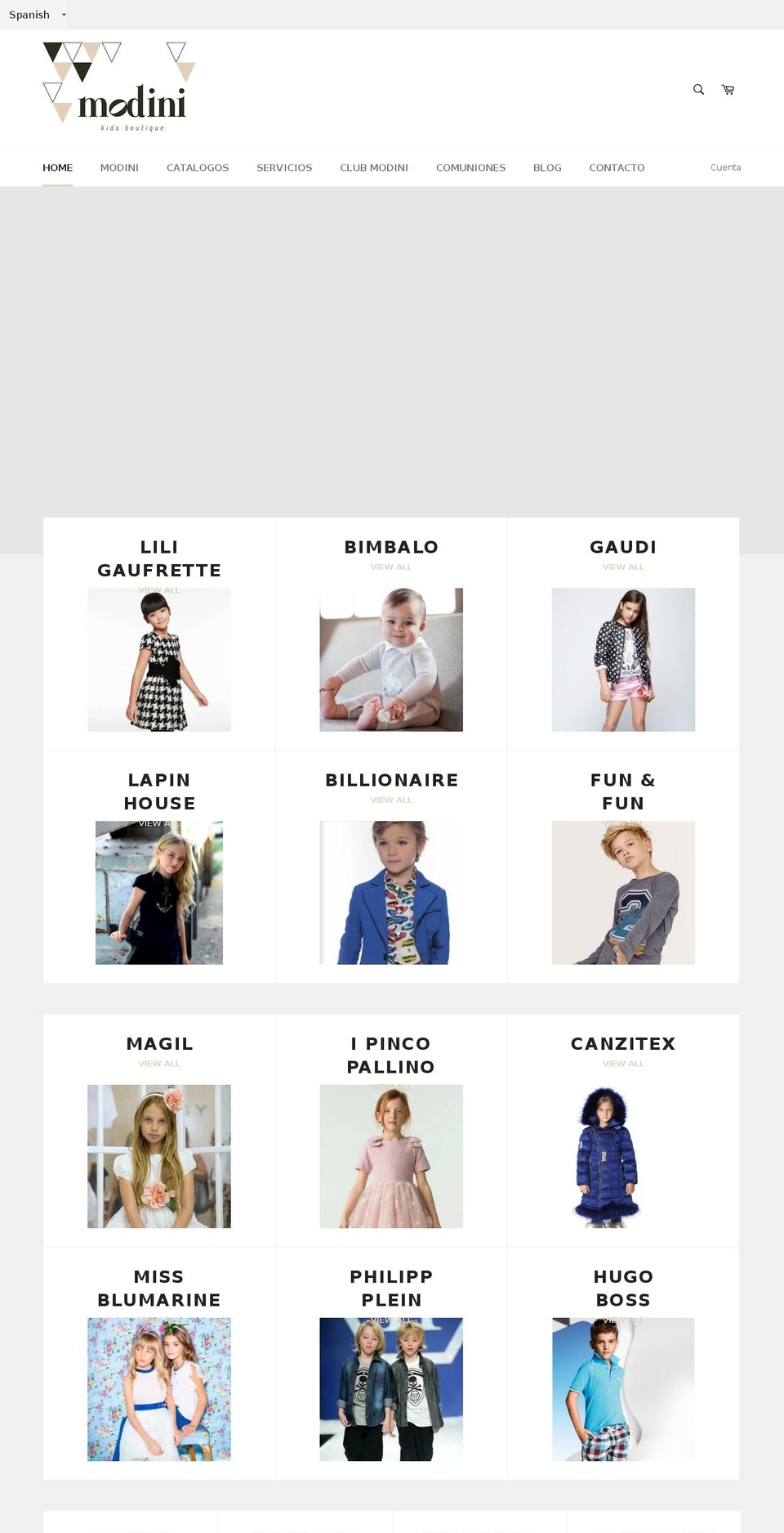 modinishop.com — Shopify storefront screenshot