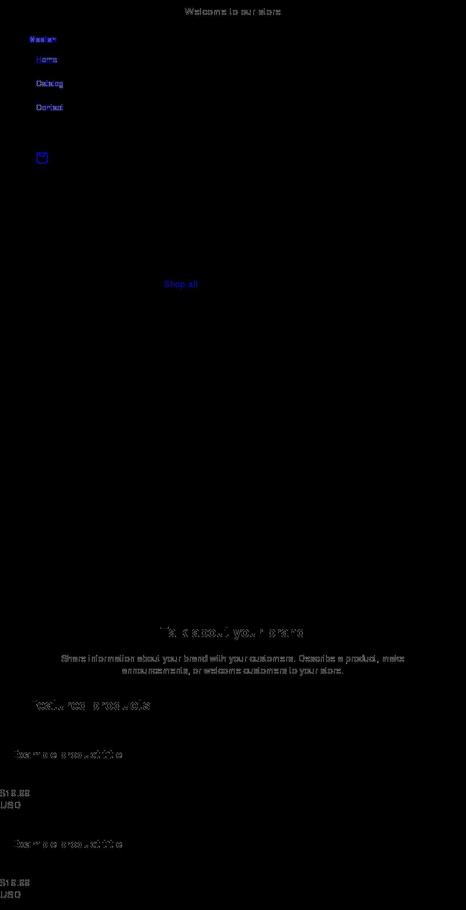modishkloset.com shopify website screenshot