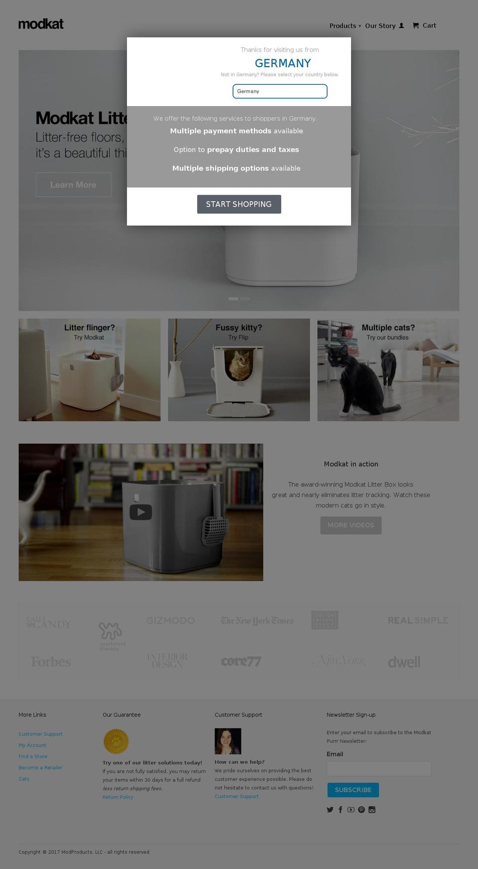 modko.com shopify website screenshot