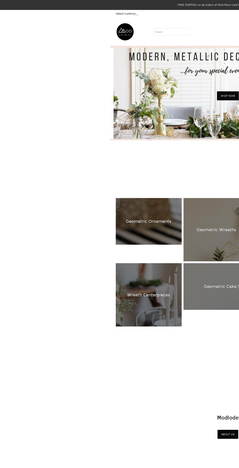 modlode.com — Shopify storefront screenshot