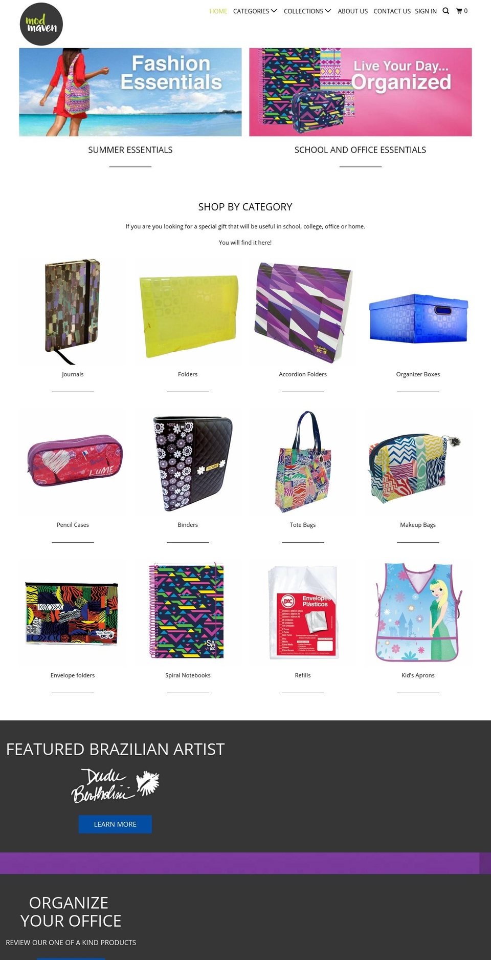 modmaven.com shopify website screenshot