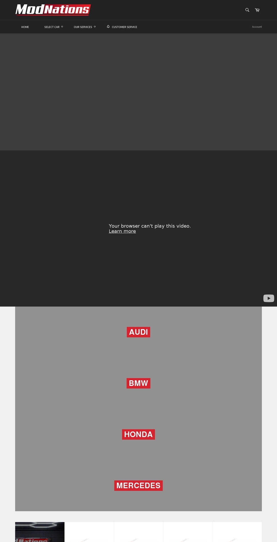 modnations.com shopify website screenshot