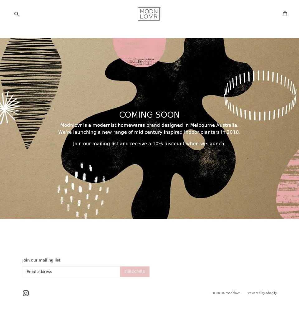 modnlovr.com — Shopify storefront screenshot
