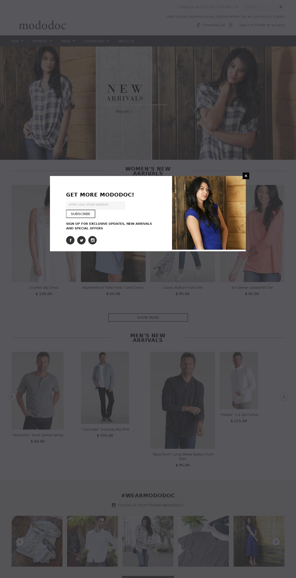 mododoc.com shopify website screenshot
