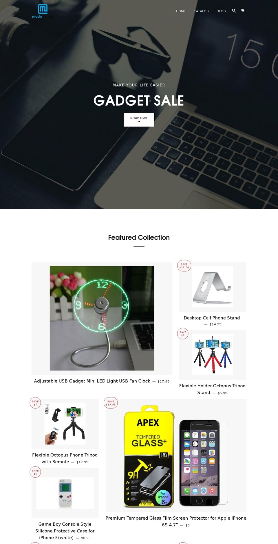 modolimited.com shopify website screenshot