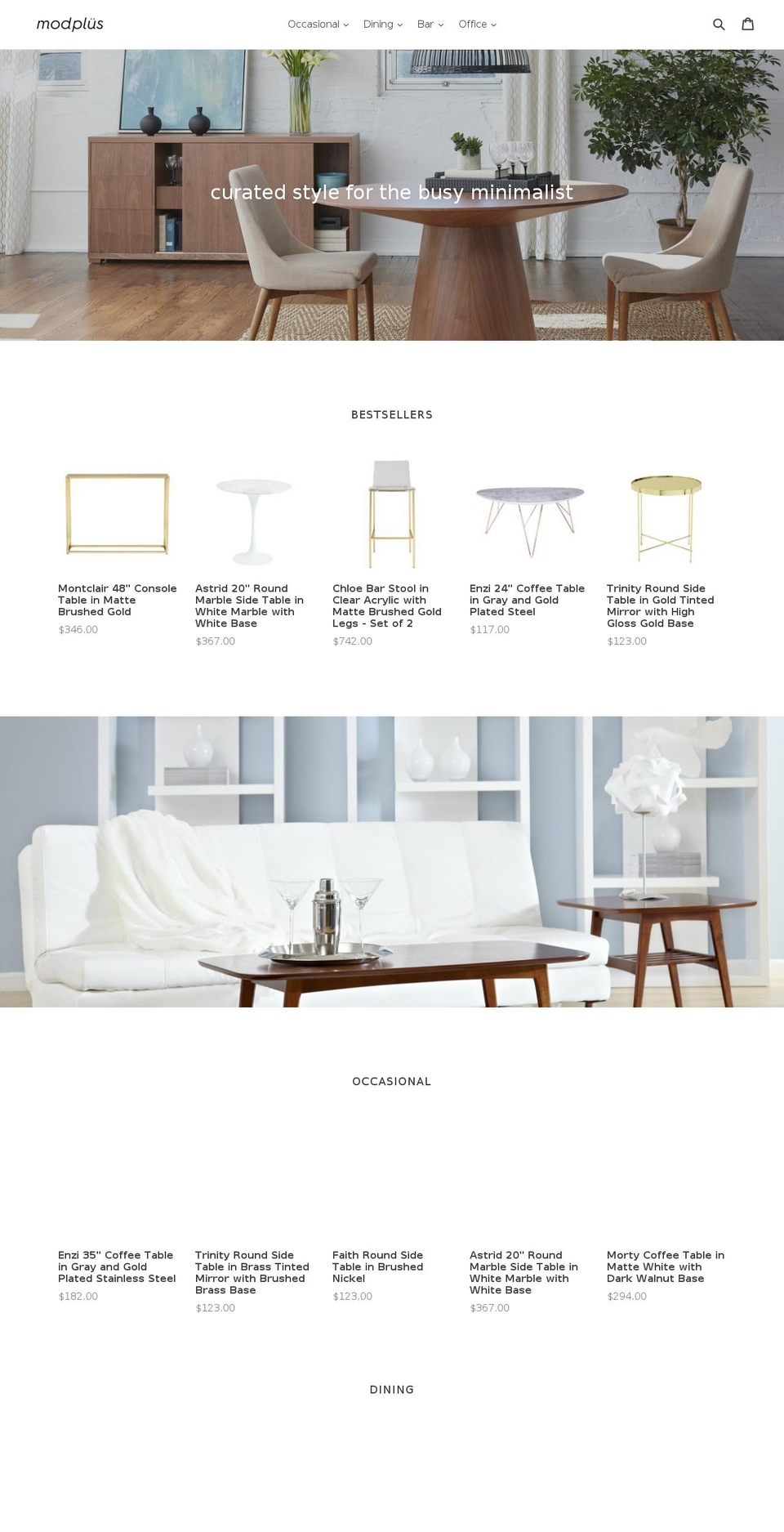 modplus.com — Shopify storefront screenshot