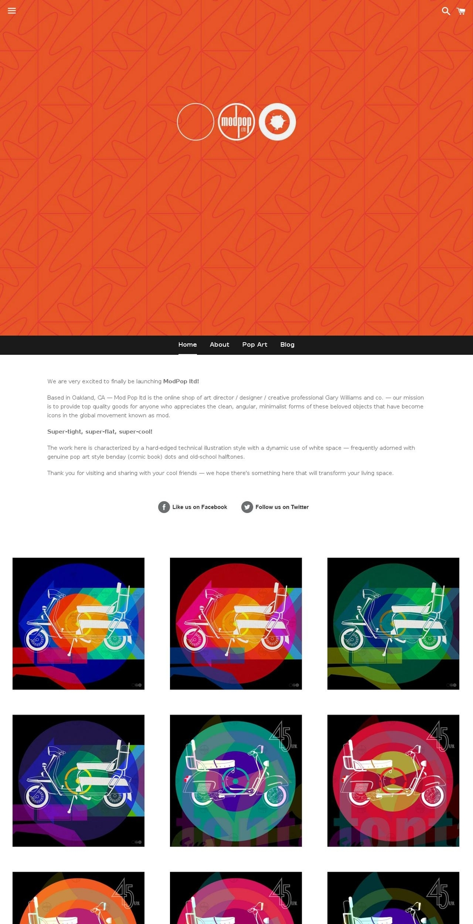 modpopltd.com — Shopify storefront screenshot