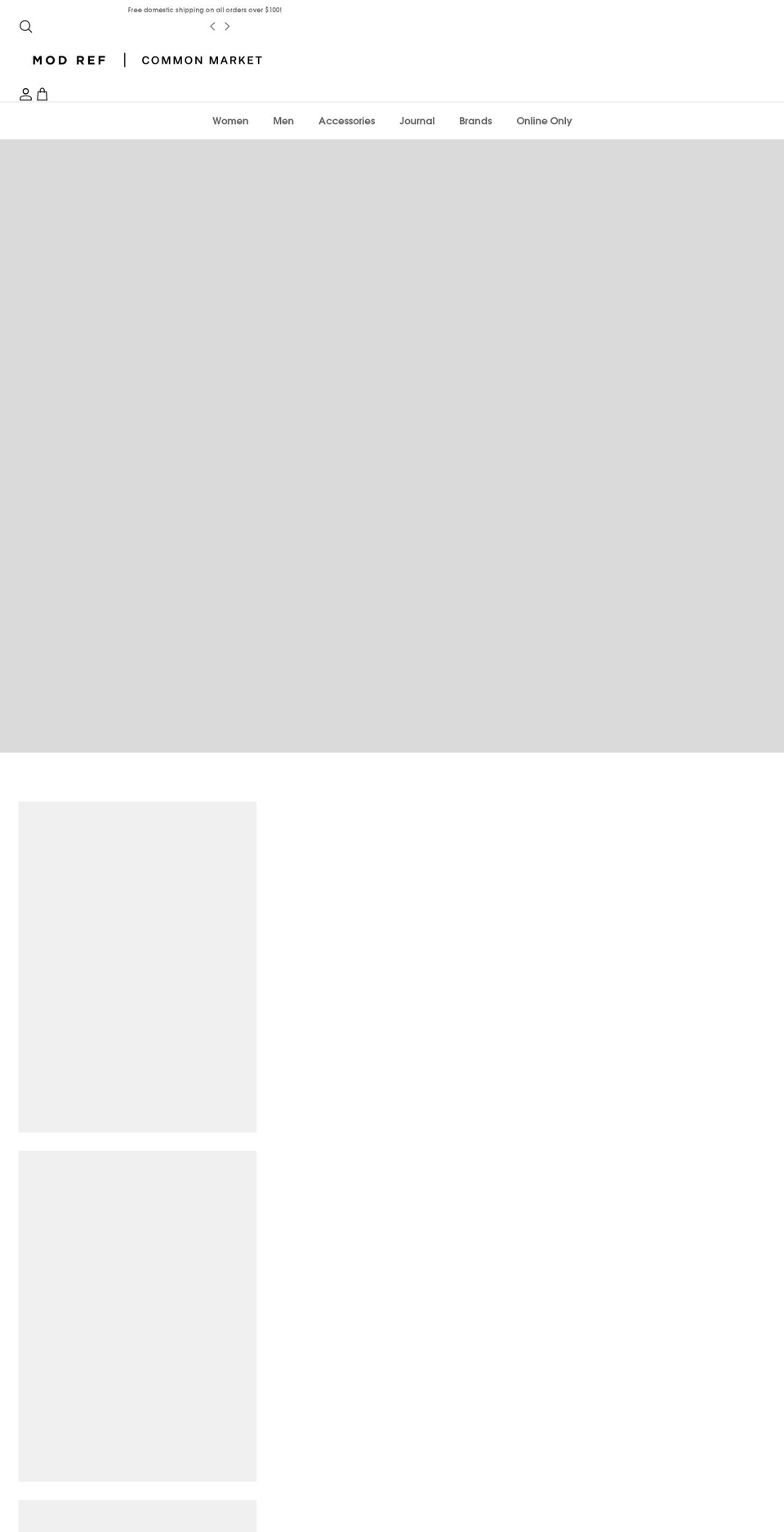 modrefstores.com shopify website screenshot