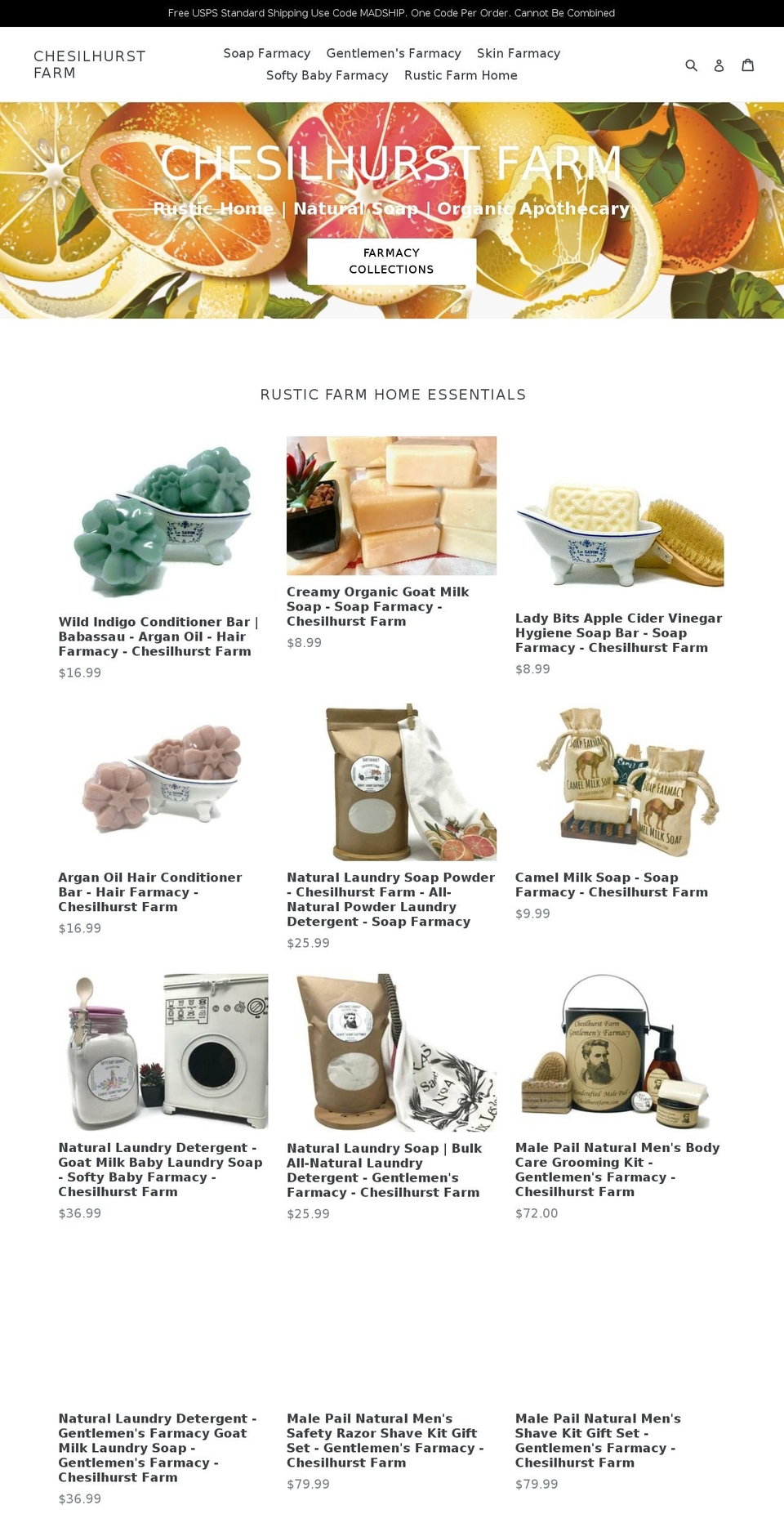 modshabbychic.com — Shopify storefront screenshot