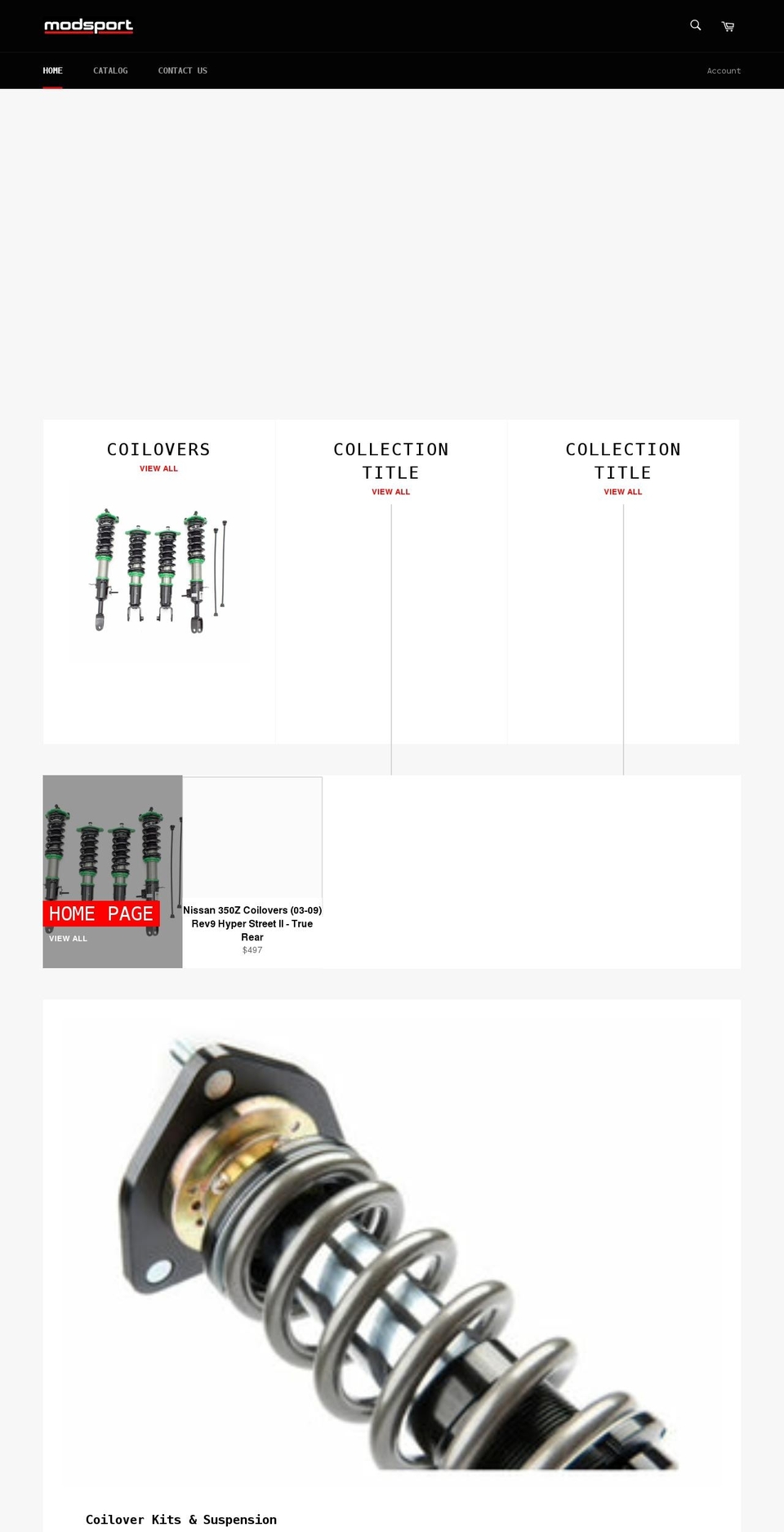 modsportusa.com shopify website screenshot