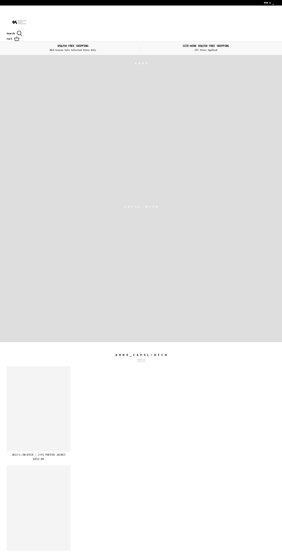 modulargearproject.com shopify website screenshot