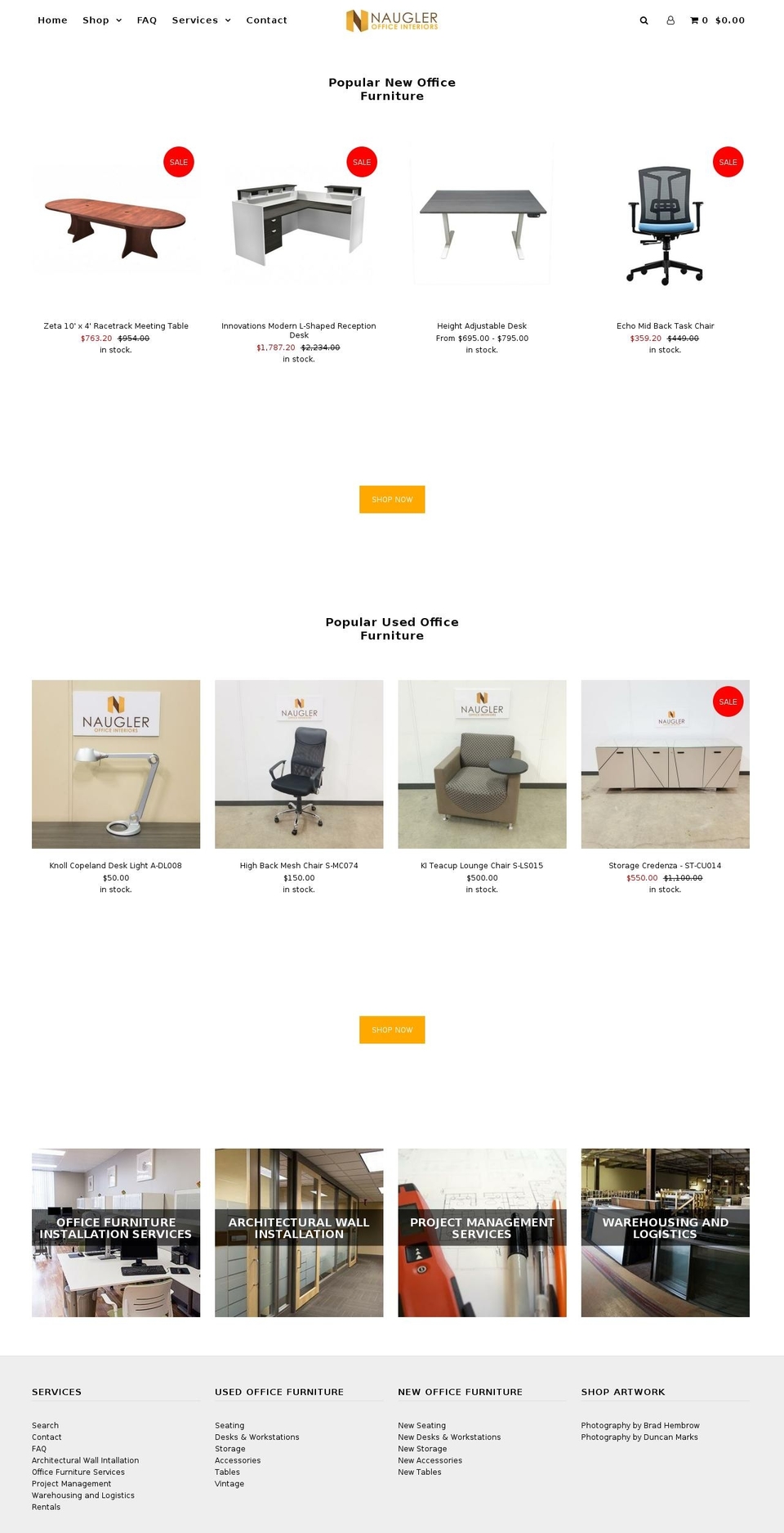 modularwallscalgary.com — Shopify storefront screenshot