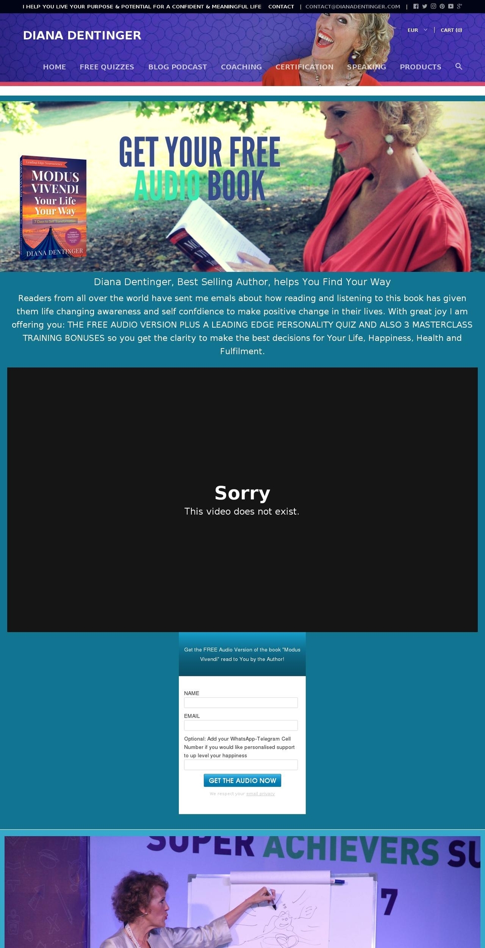 modusvivendiyourlifeyourway.com — Shopify storefront screenshot
