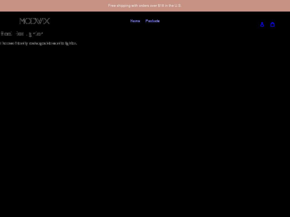 modwix.com shopify website screenshot