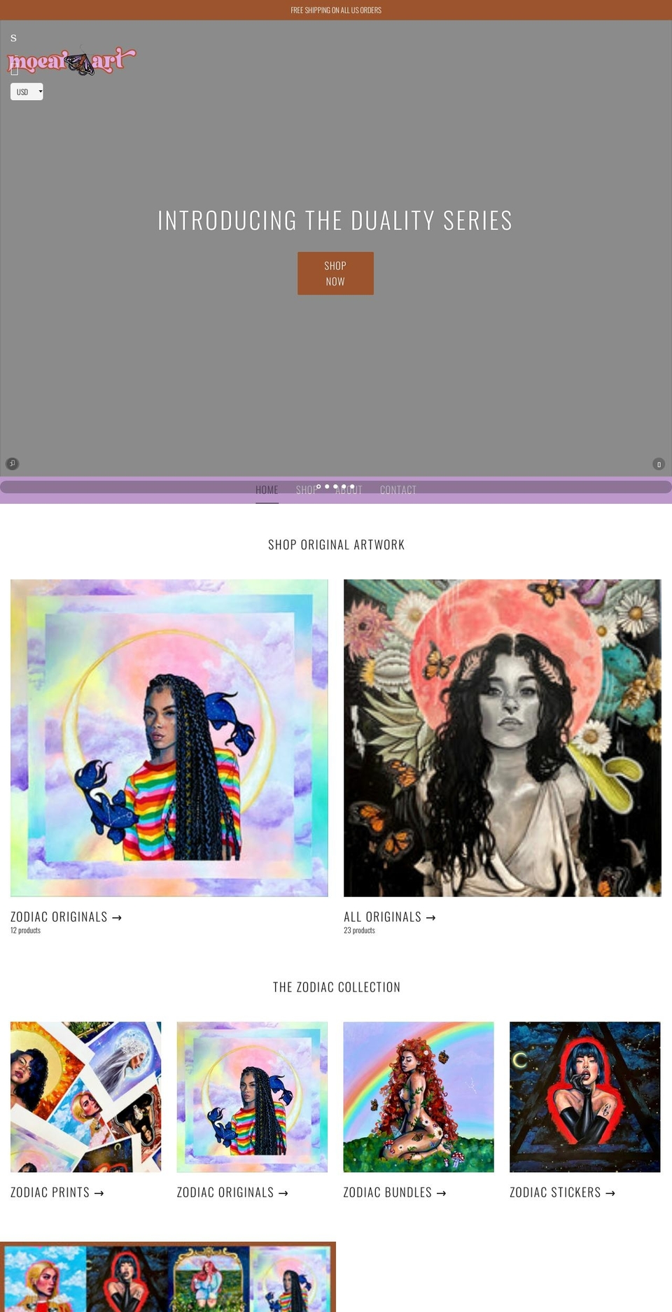 moeai-art.myshopify.com shopify website screenshot
