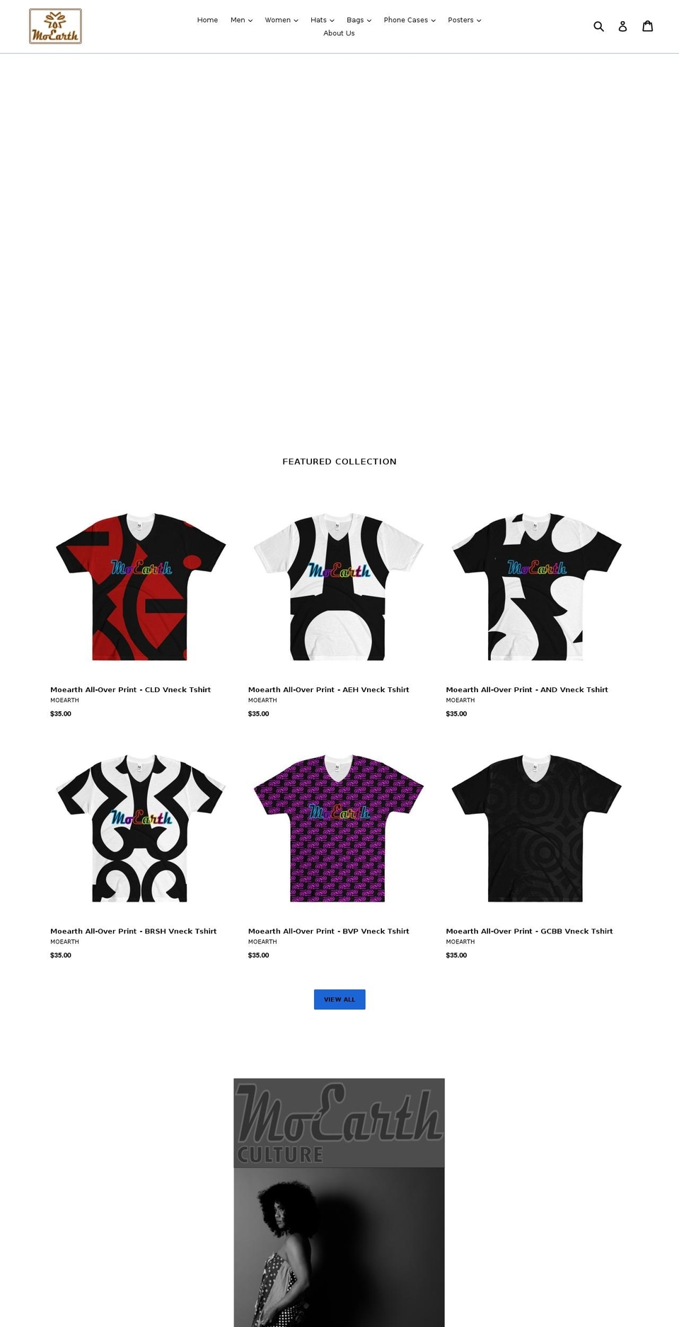 moearth.com shopify website screenshot