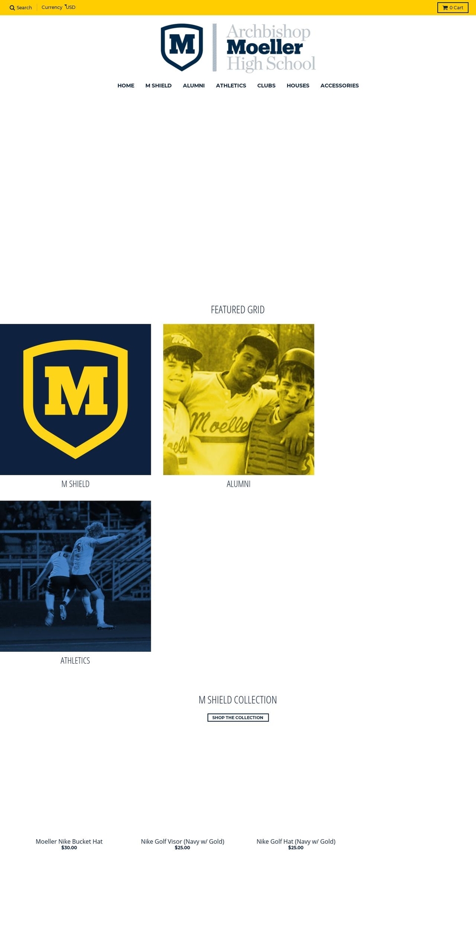 moeathletics.com — Shopify storefront screenshot