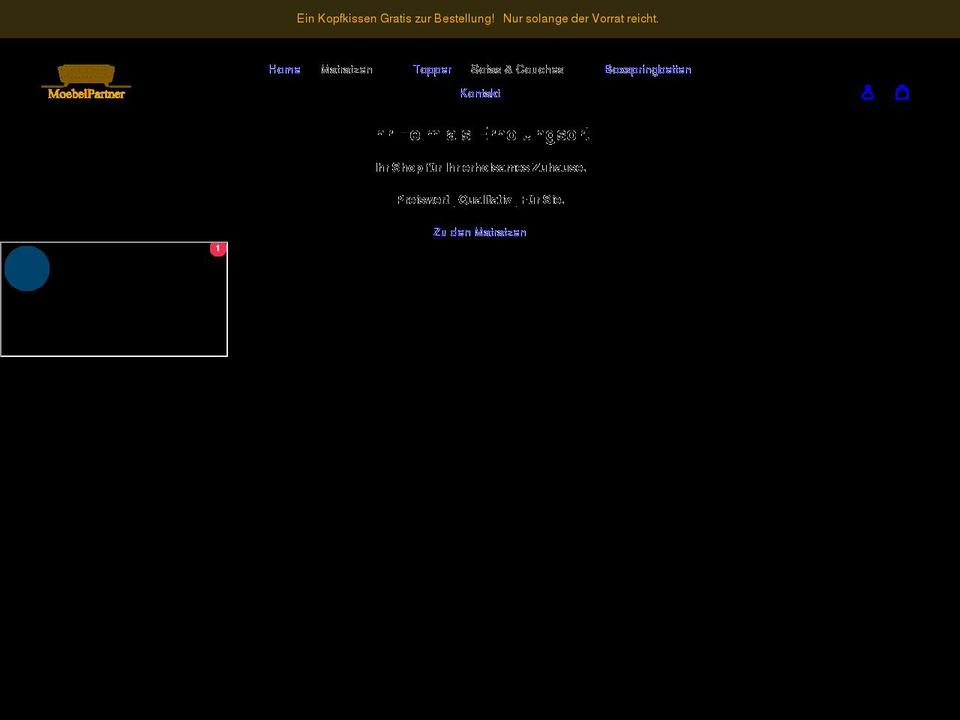 moebelpartner.com shopify website screenshot