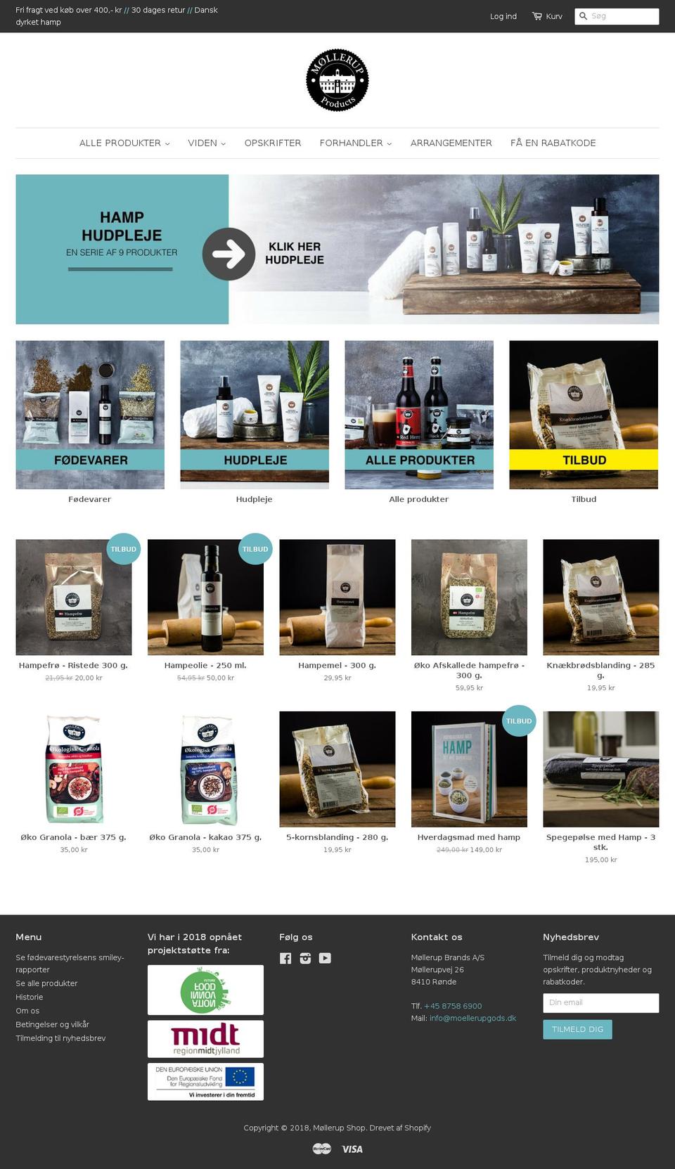 moellerupshop.com shopify website screenshot
