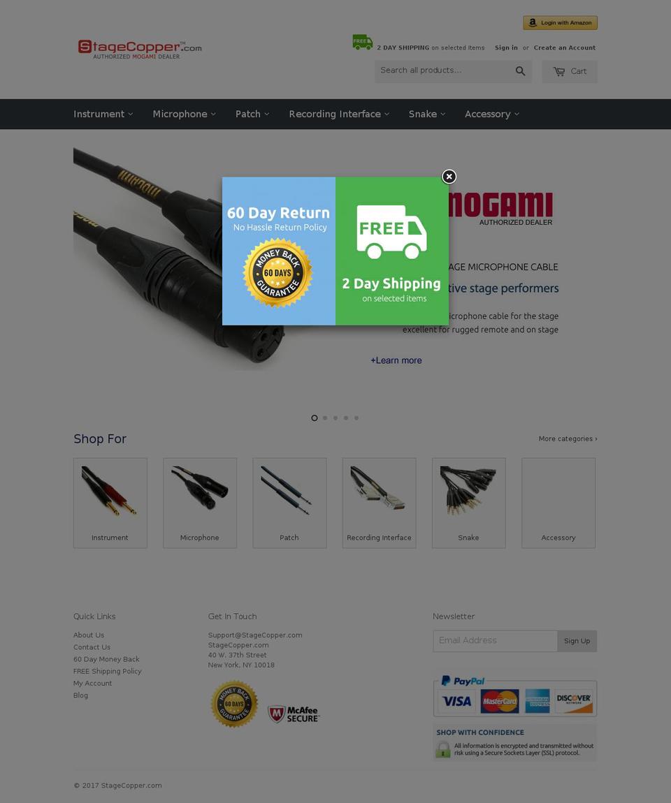 mogamistore.com shopify website screenshot