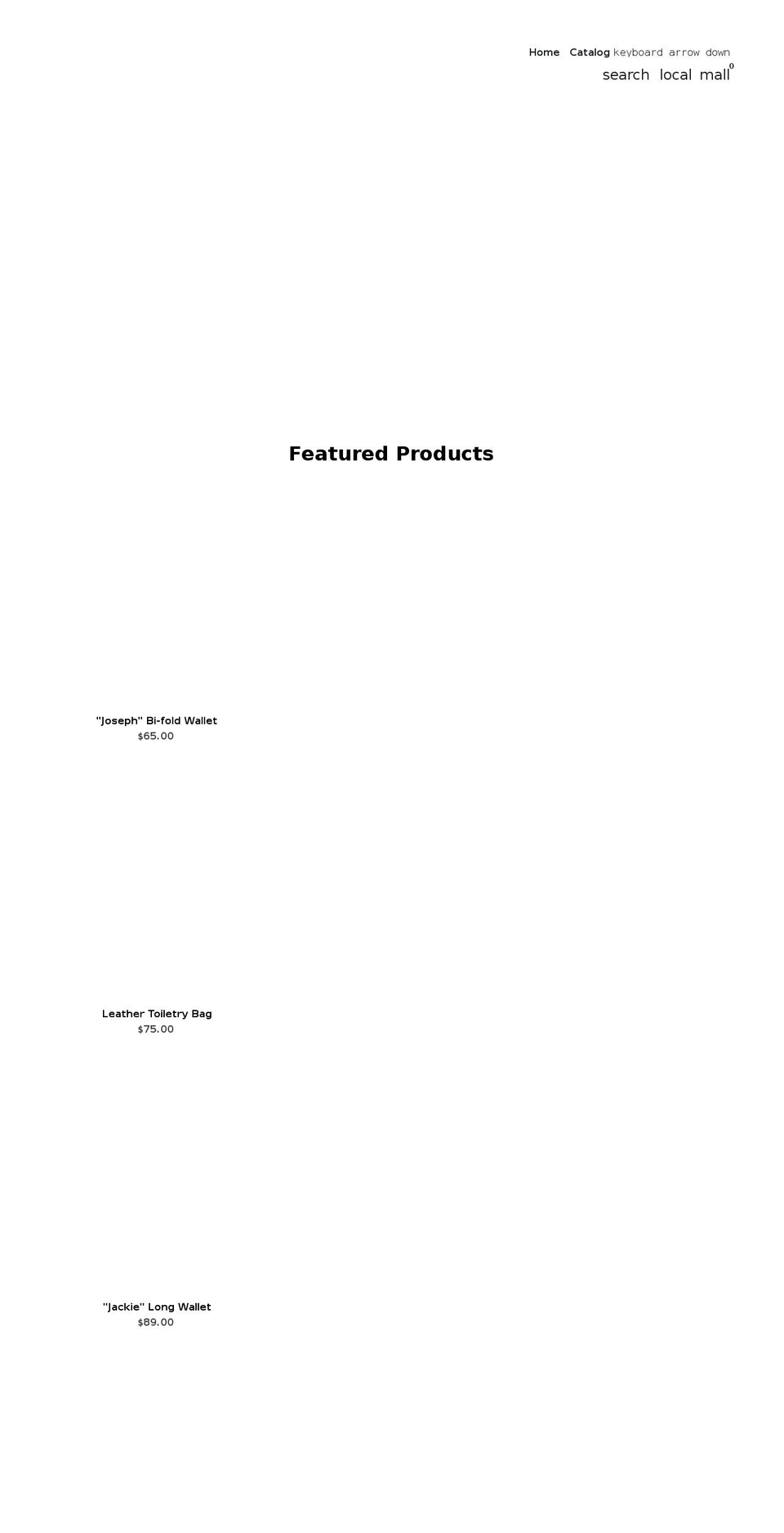 mogfordleatherco.com shopify website screenshot