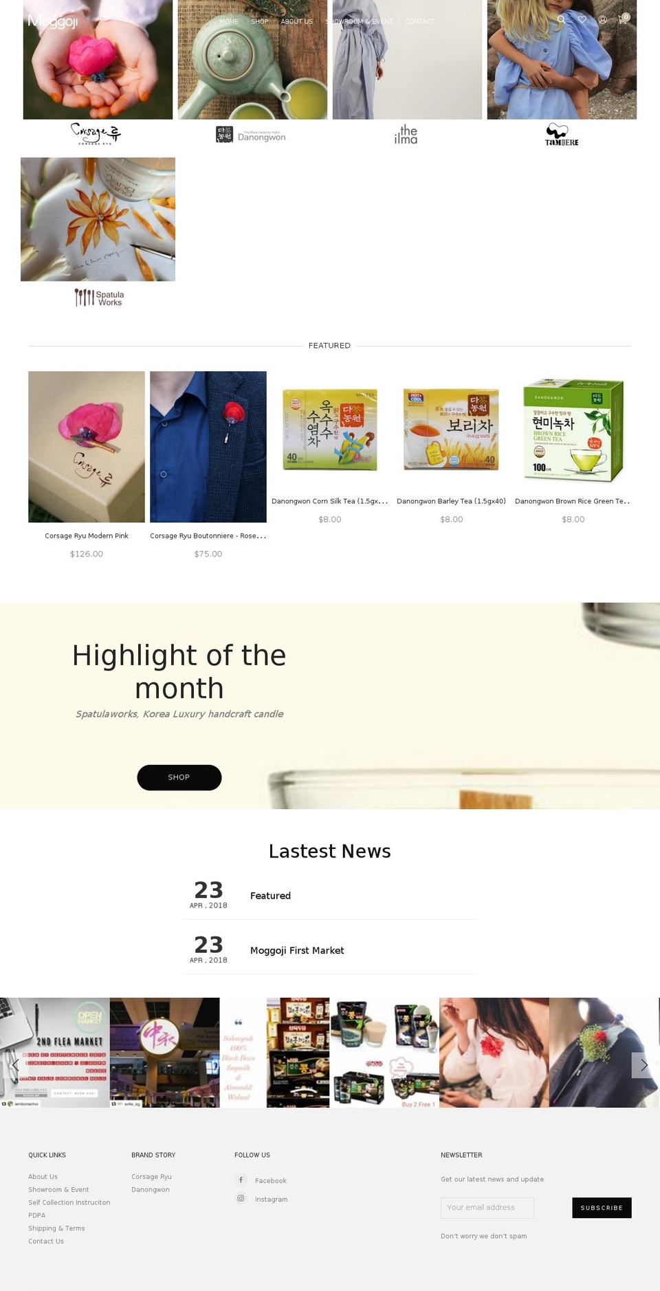 moggoji.com shopify website screenshot