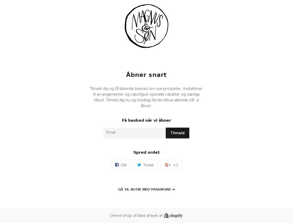 mogs.dk shopify website screenshot