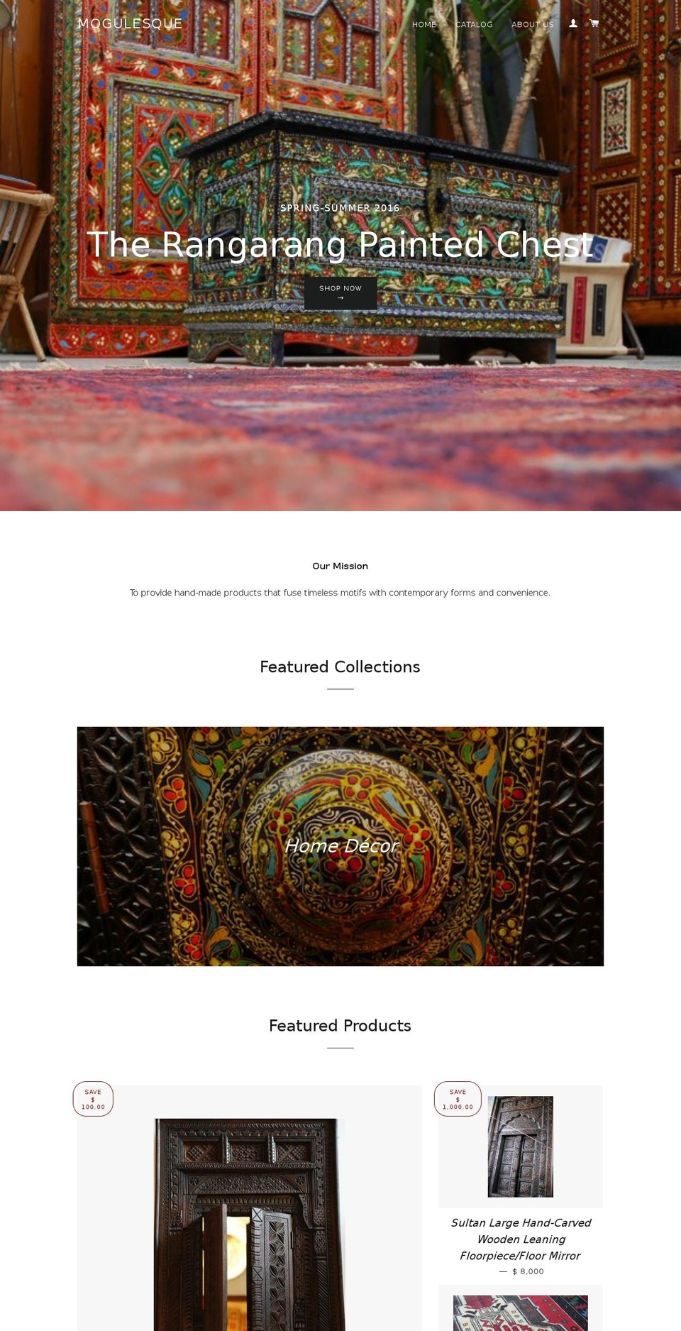 mogulesque.com shopify website screenshot