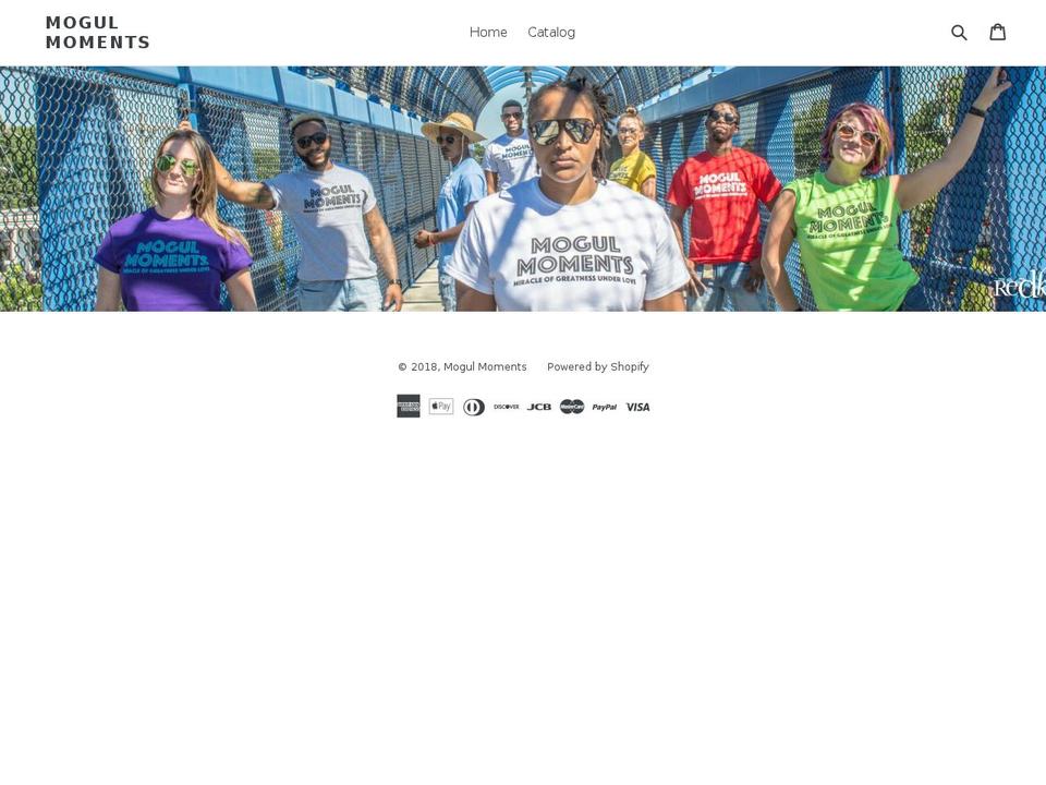 mogulmomentsstore.com — Shopify storefront screenshot