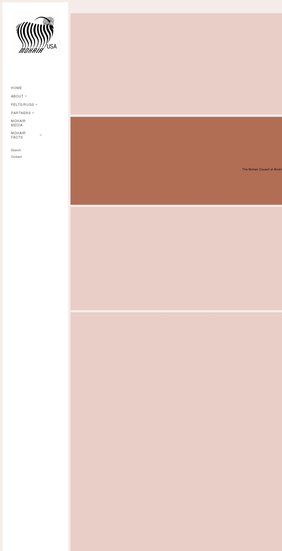 mohairusa.com shopify website screenshot