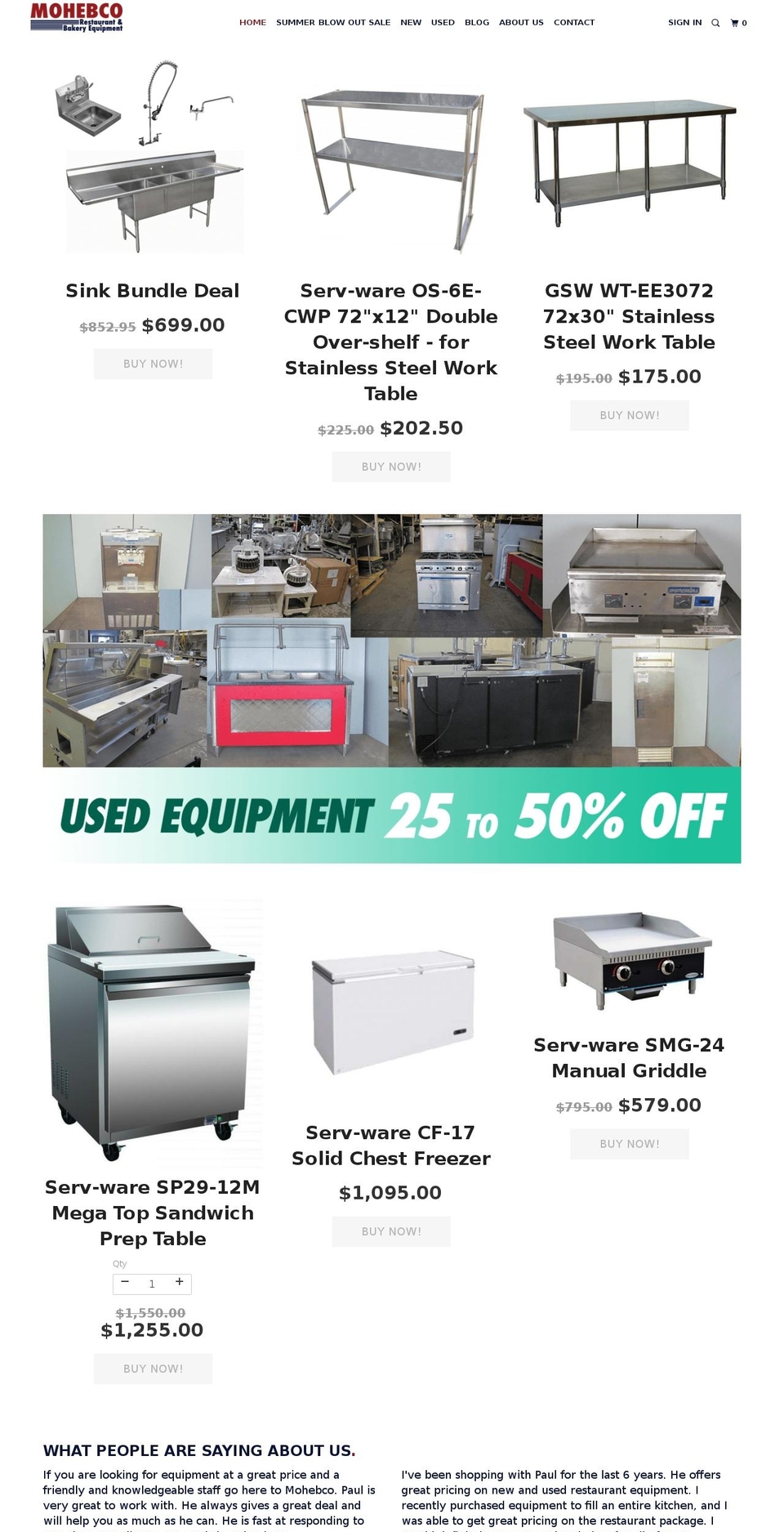 mohebcousa.com — Shopify storefront screenshot