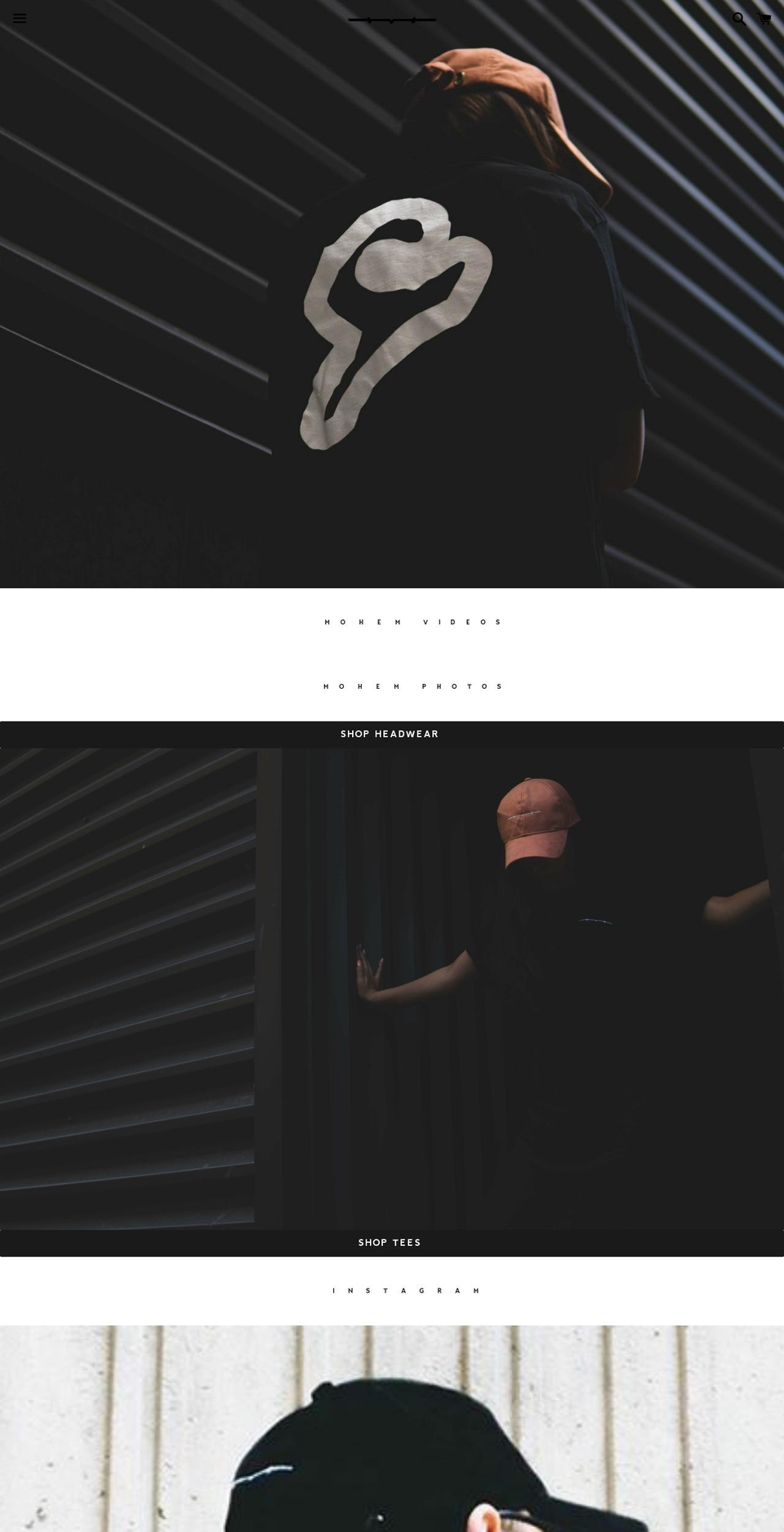 mohemclothing.com — Shopify storefront screenshot
