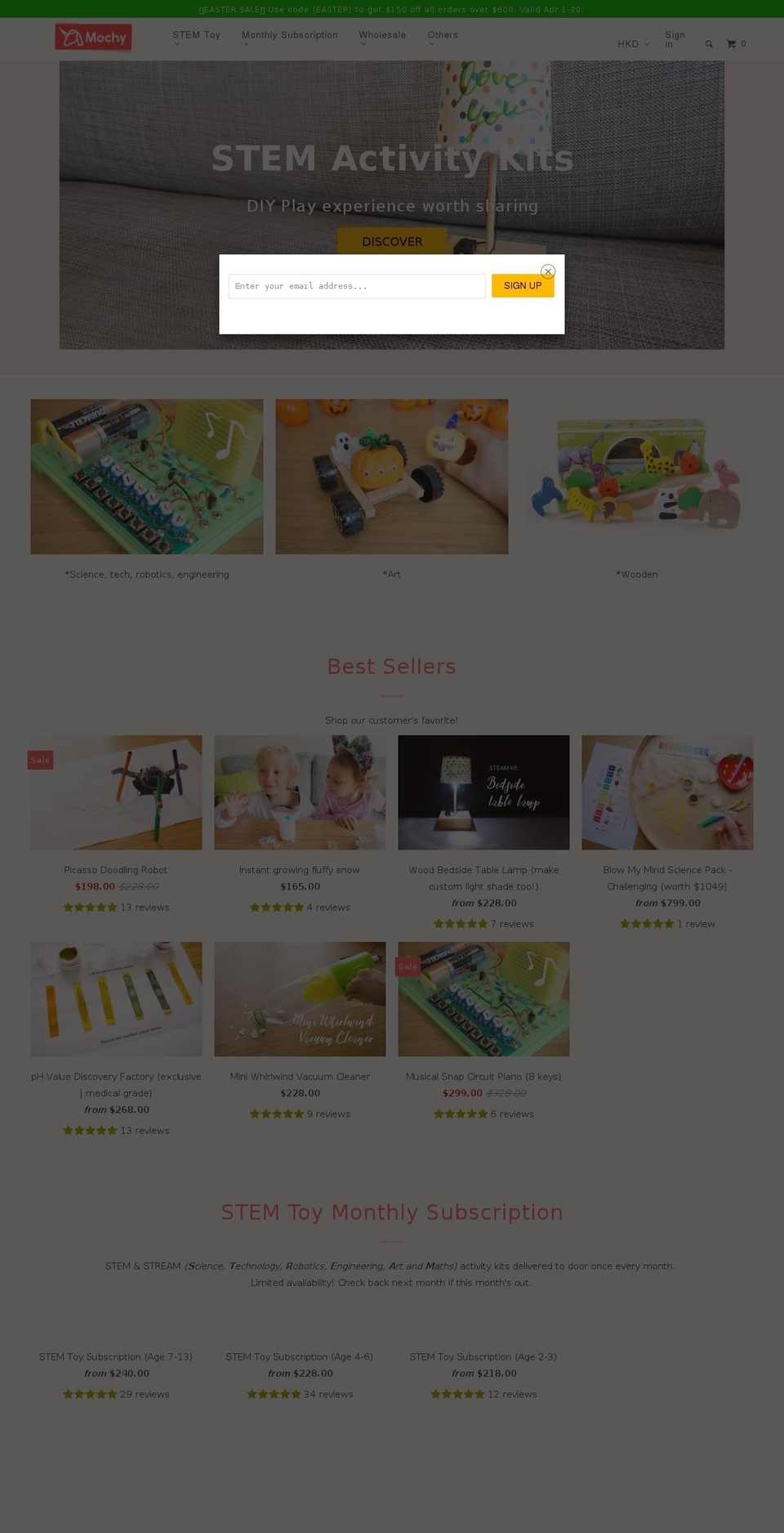 moinarchy.com shopify website screenshot