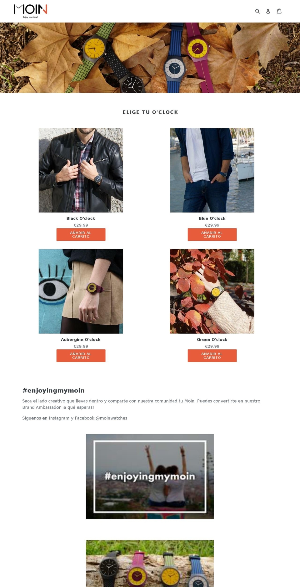 moinwatches.com — Shopify storefront screenshot