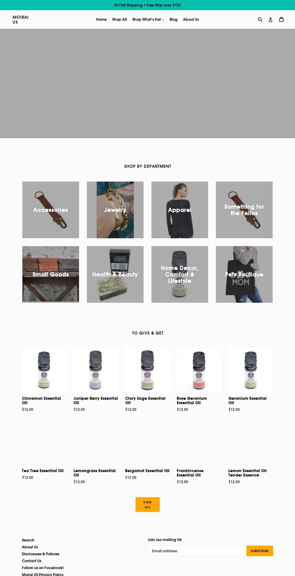 moirai.us shopify website screenshot