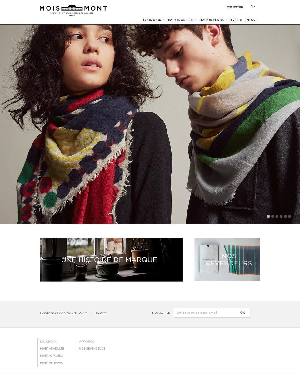 moismont.com shopify website screenshot