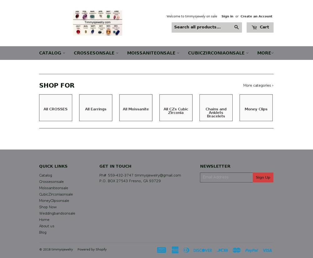 moissaniteonsale.com — Shopify storefront screenshot