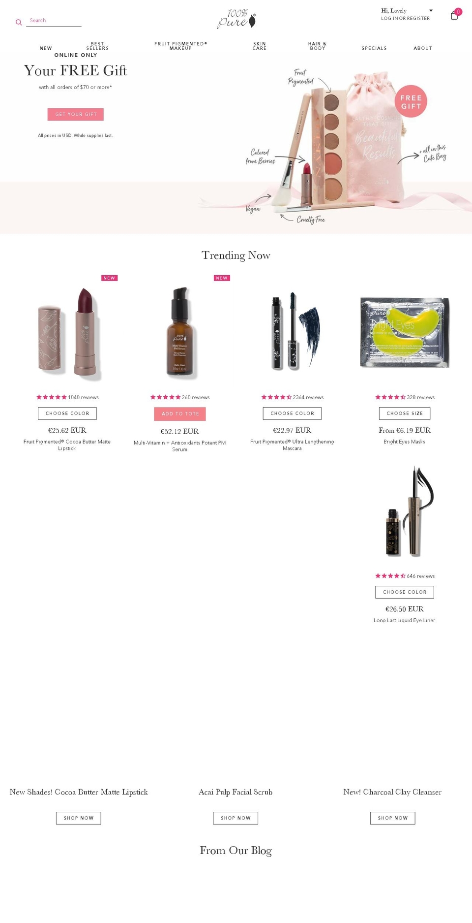 moisturizedryskin.com — Shopify storefront screenshot