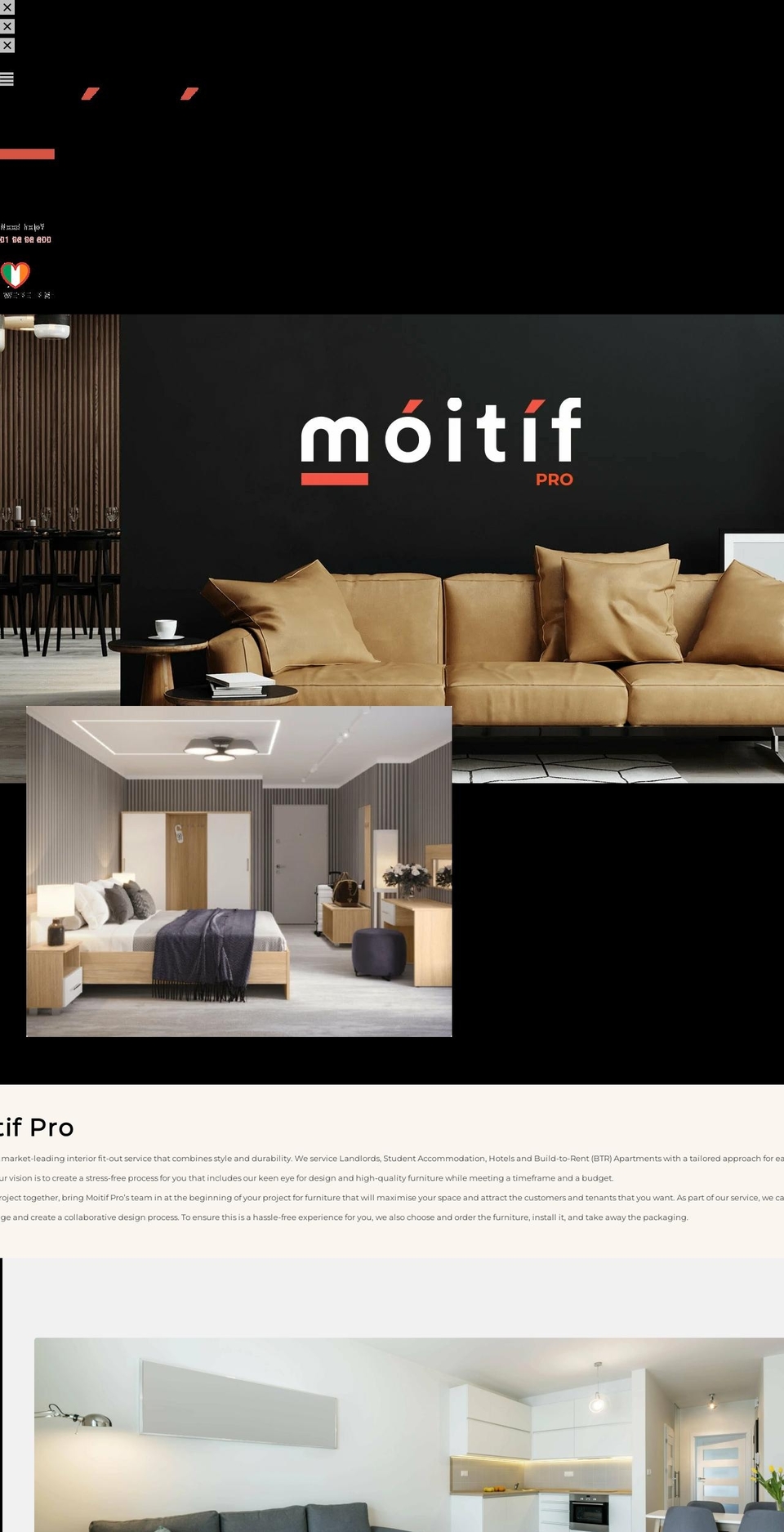 moitif.ie shopify website screenshot