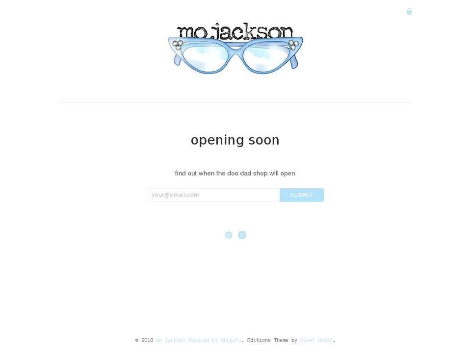 mojackson.net shopify website screenshot