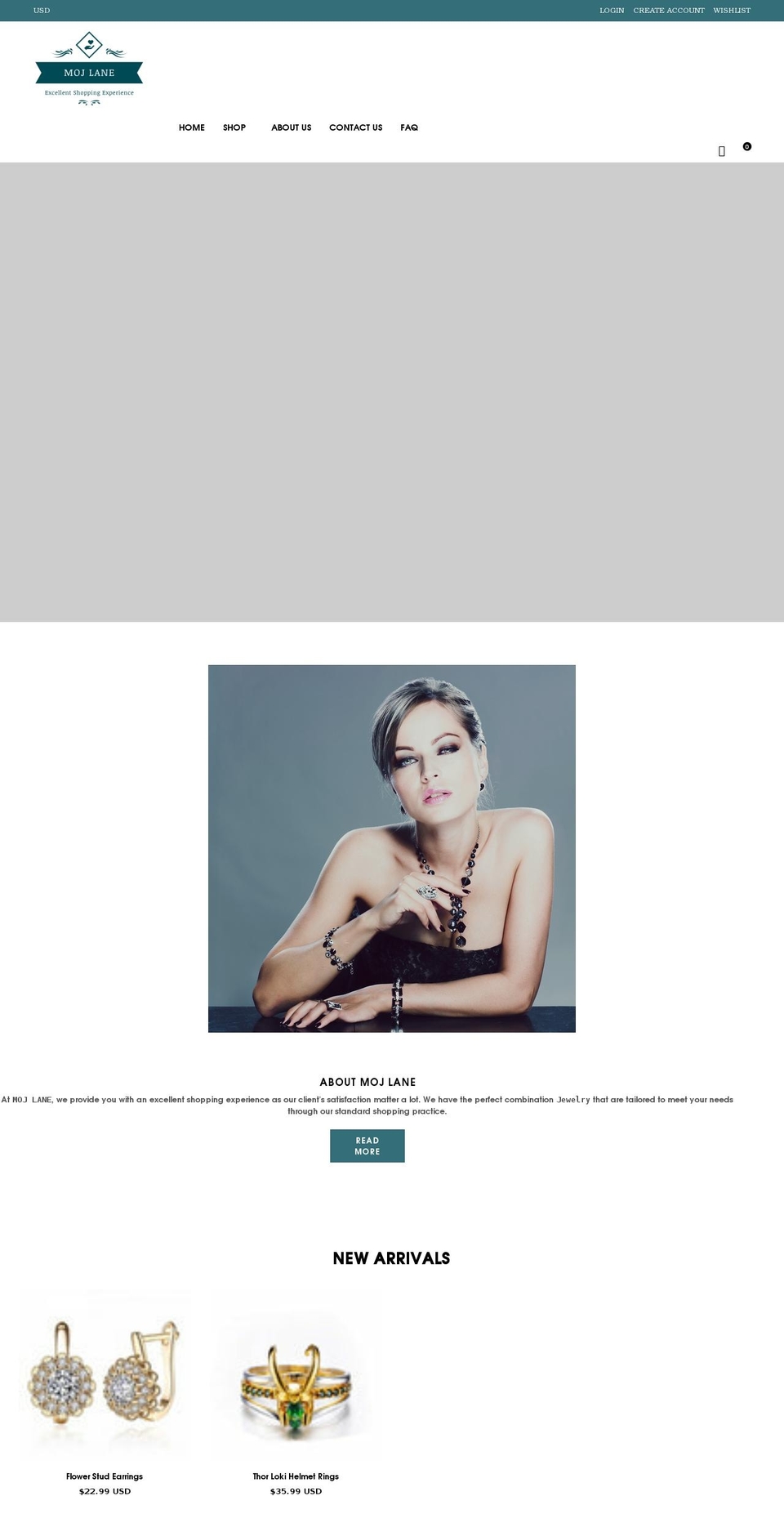 mojlane.com shopify website screenshot