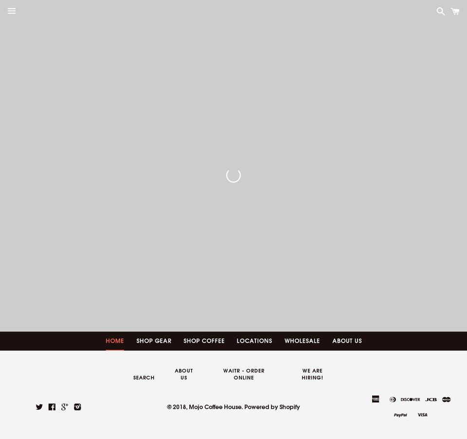 mojo-coffee-house.com — Shopify storefront screenshot