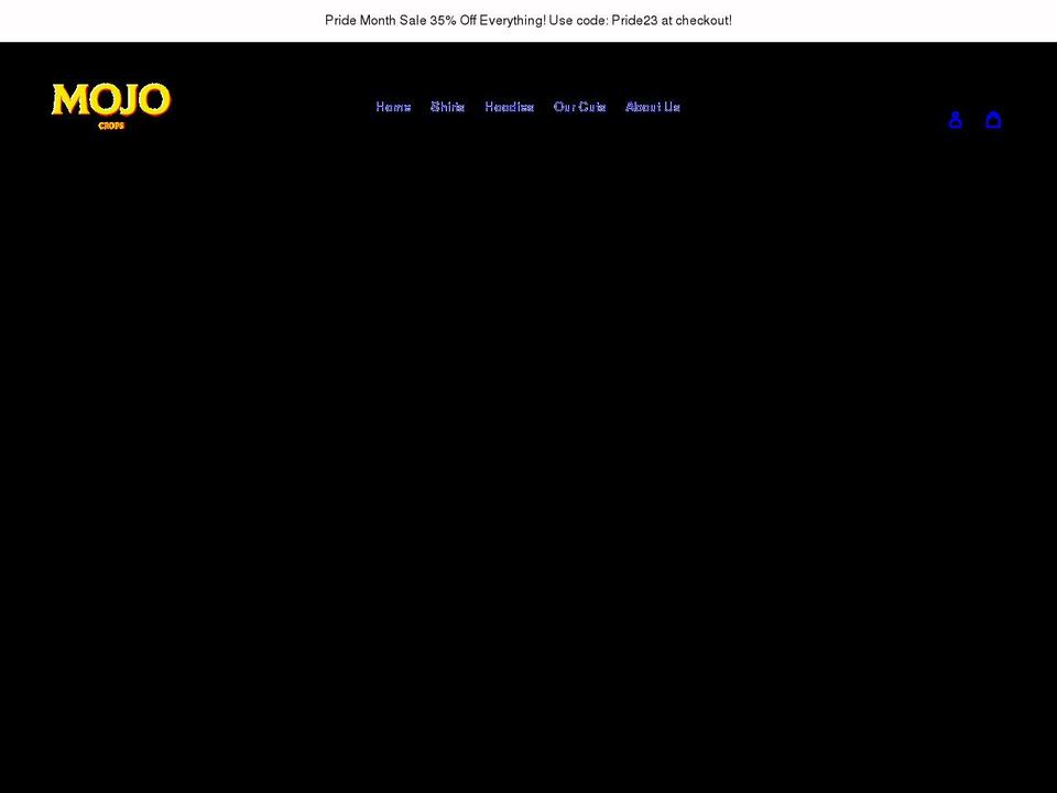 mojocrops.com shopify website screenshot