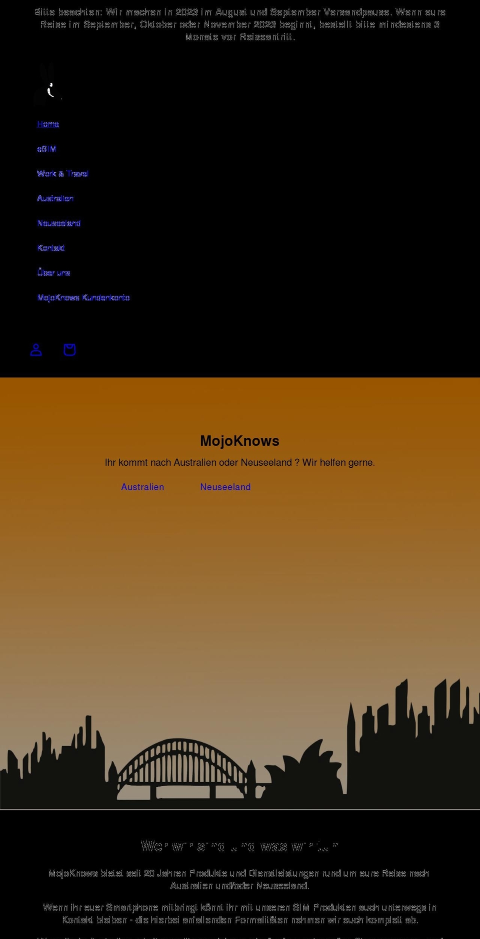 mojoknows.com shopify website screenshot