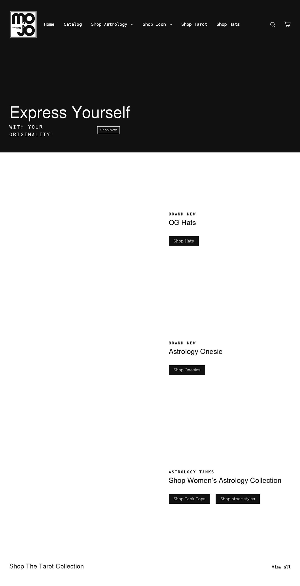 mojooriginal.com shopify website screenshot